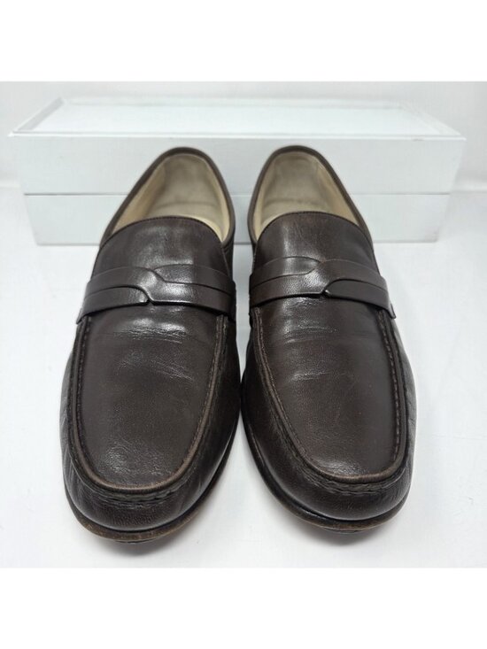 Bally Loafers Mens 11 Brown Leather Slip On Dress Shoes Switzerland main image 9